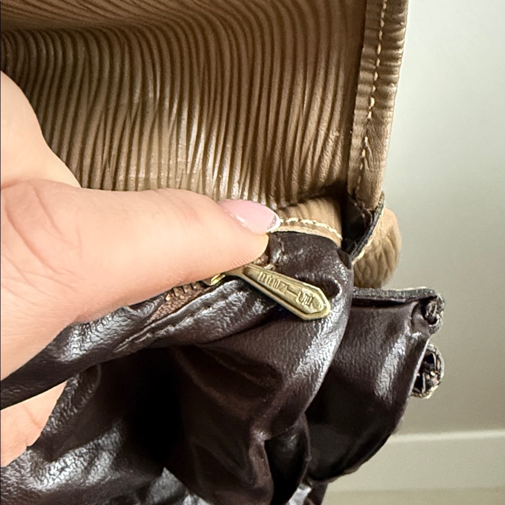 Fendi Tan Monogram Shoulder Bag - Picture 9 of 9